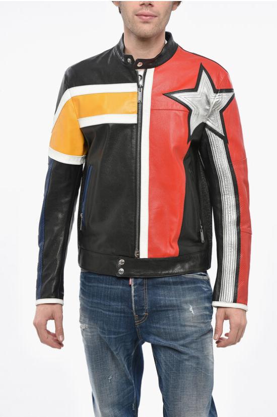  디스퀘어드2 가죽 자켓 S71AN0457SY1628961 Multicolor