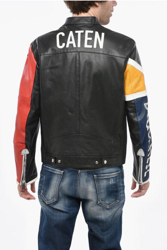  디스퀘어드2 가죽 자켓 S71AN0457SY1628961 Multicolor - DSQUARED2