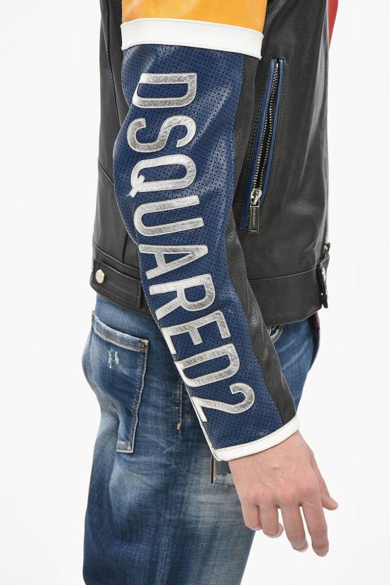  디스퀘어드2 가죽 자켓 S71AN0457SY1628961 Multicolor - DSQUARED2