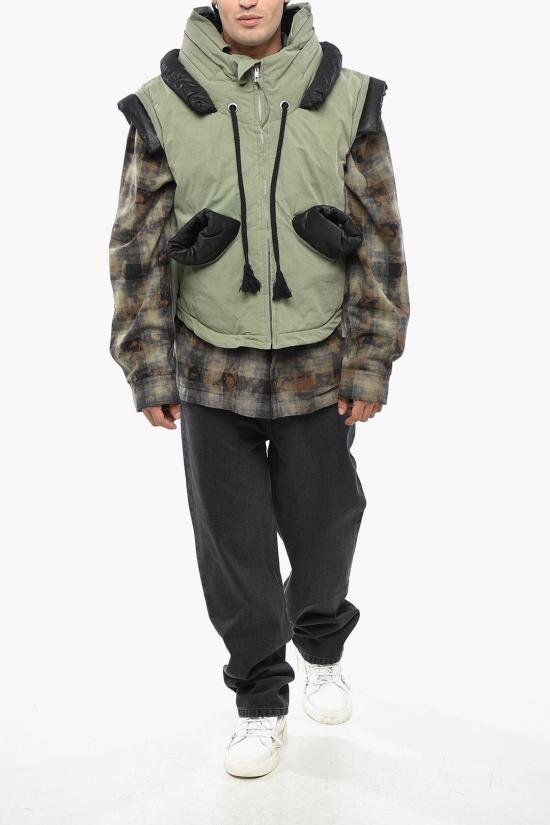  크레이그 그린 베스트 CGAW22CWOVST05 LIGHT GREEN Green - CRAIG GREEN