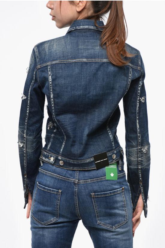  디스퀘어드2 데님 자켓 S75AM1006S30342470 Blue - DSQUARED2