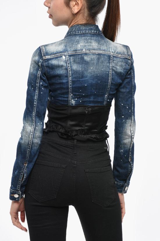  디스퀘어드2 데님 자켓 S72AM1029S30342470 Blue - DSQUARED2