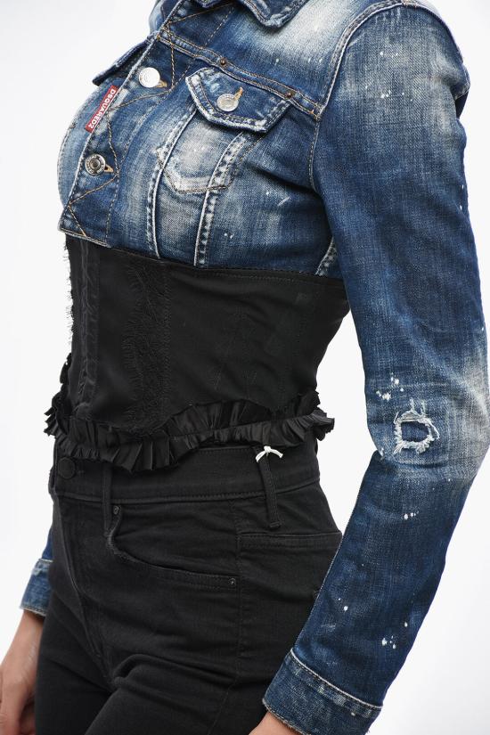  디스퀘어드2 데님 자켓 S72AM1029S30342470 Blue - DSQUARED2