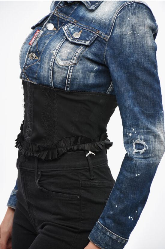  디스퀘어드2 데님 자켓 S72AM1029S30342470 Blue - DSQUARED2