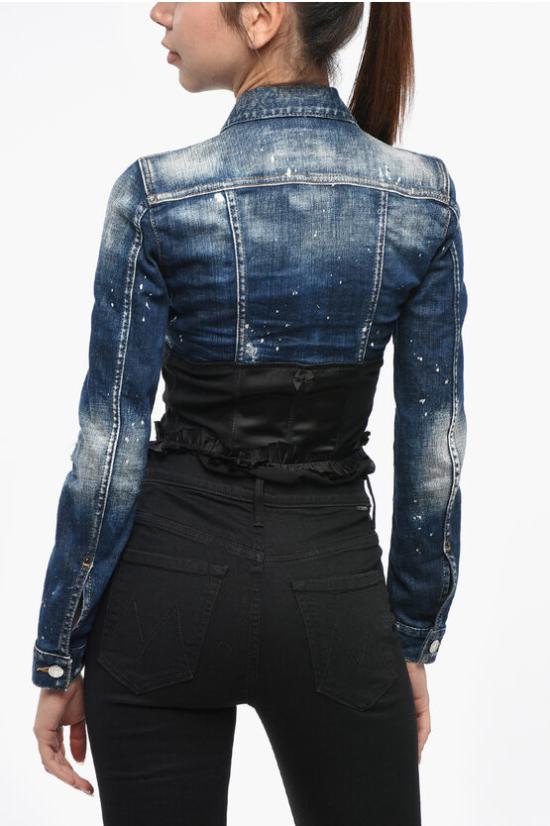  디스퀘어드2 데님 자켓 S72AM1029S30342470 Blue - DSQUARED2