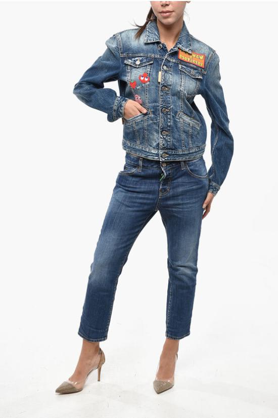  디스퀘어드2 데님 자켓 S72AM1031S30309470 Blue - DSQUARED2