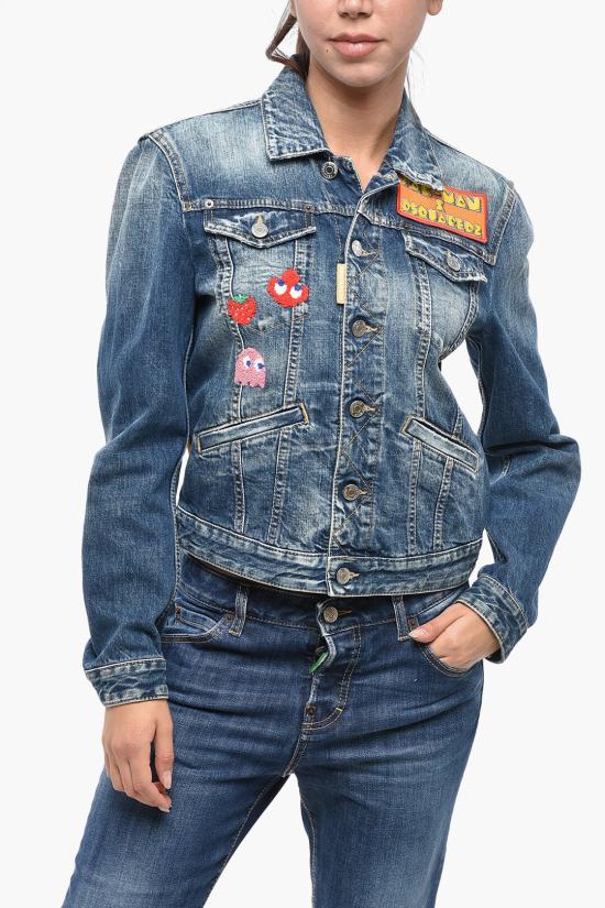  디스퀘어드2 데님 자켓 S72AM1031S30309470 Blue