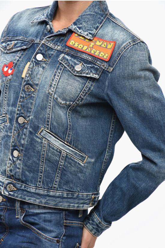  디스퀘어드2 데님 자켓 S72AM1031S30309470 Blue - DSQUARED2