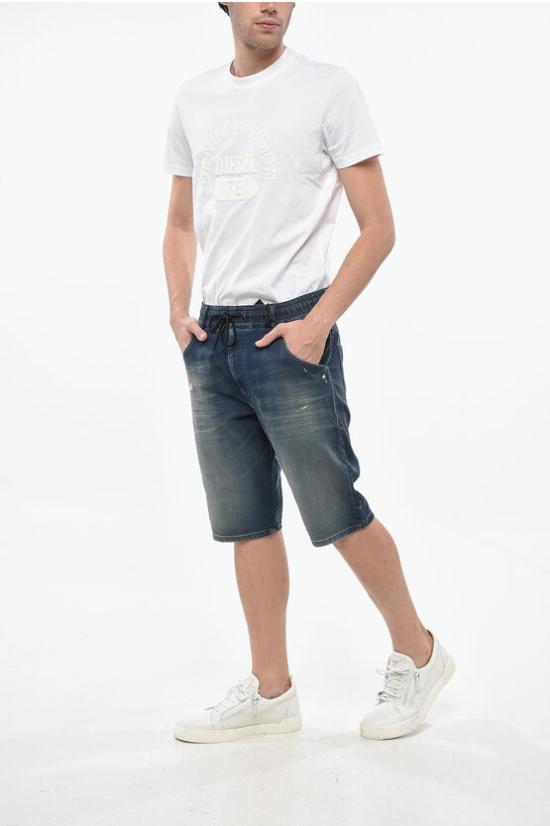  디젤 데님 숏팬츠 A09187 R96QH 01 Blue - DIESEL