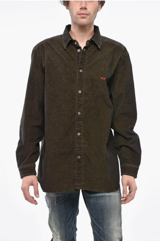  디젤 긴팔 셔츠 A07111 003GJ 50M Brown