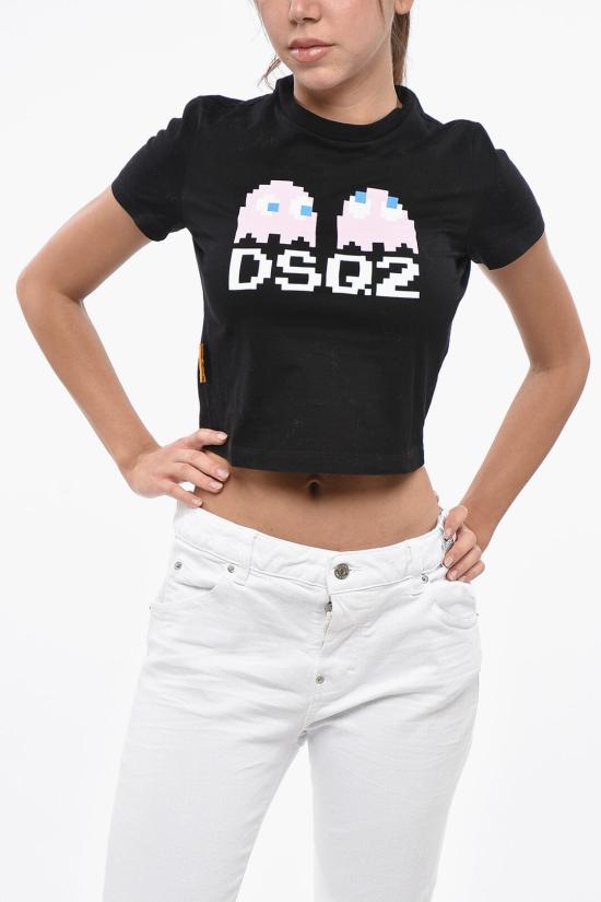  디스퀘어드2 반팔 티셔츠 S72GD0492S23009900 Black