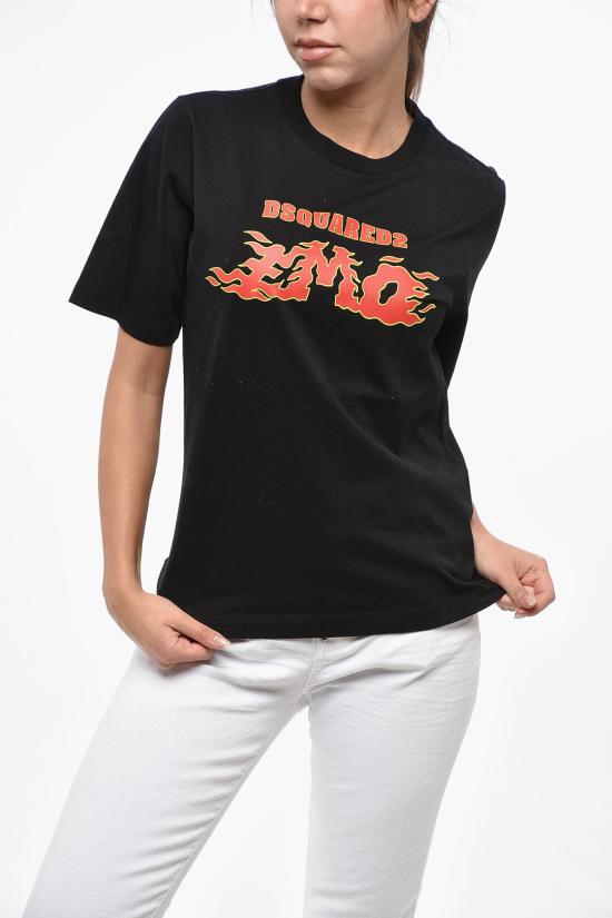  디스퀘어드2 반팔 티셔츠 S72GD0473S23009900 Black