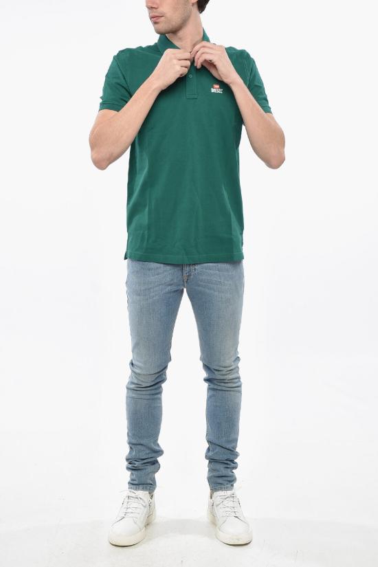  디젤 폴로 티셔츠 A12477 RBAWH 5JB Green - DIESEL