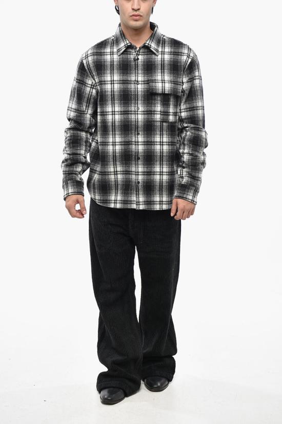  디스퀘어드2 긴팔 셔츠 S79DL0036S78221002F Grigio Bianco e Nero - DSQUARED2