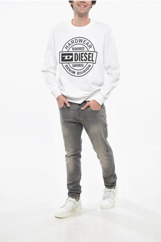  디젤 긴팔 티셔츠 A19704 RJXAN 100 White - DIESEL