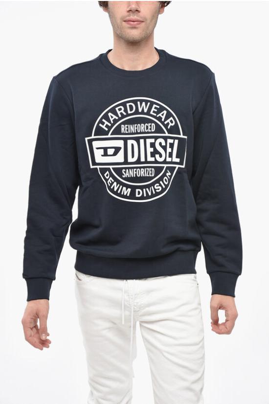  디젤 긴팔 티셔츠 A19704 RJXAN 81E Blue