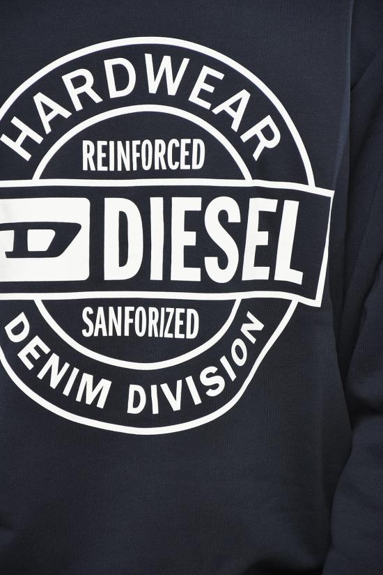  디젤 긴팔 티셔츠 A19704 RJXAN 81E Blue - DIESEL