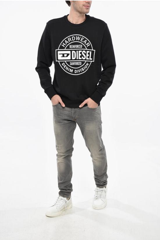  디젤 긴팔 티셔츠 A19704 RJXAN 900 Black - DIESEL
