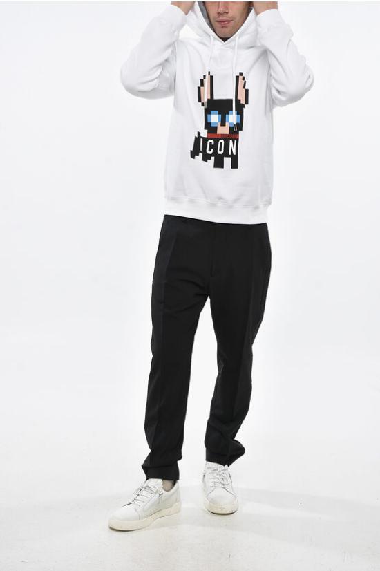  디스퀘어드2 후드 티셔츠 S79GU0105S25516100 White - DSQUARED2