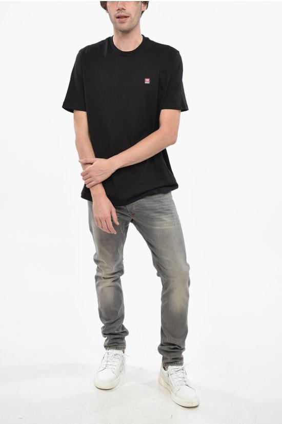  디젤 반팔 티셔츠 A19713 RDBEN 900 Black - DIESEL