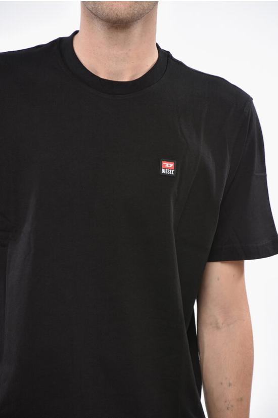  디젤 반팔 티셔츠 A19713 RDBEN 900 Black - DIESEL