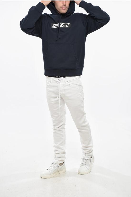  디젤 후드 티셔츠 A18981 RIAJH 81E Blue - DIESEL