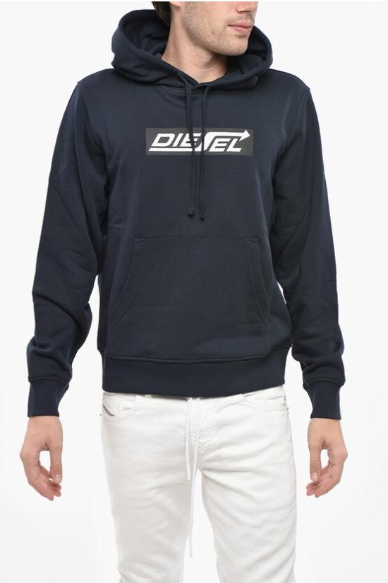  디젤 후드 티셔츠 A18981 RIAJH 81E Blue