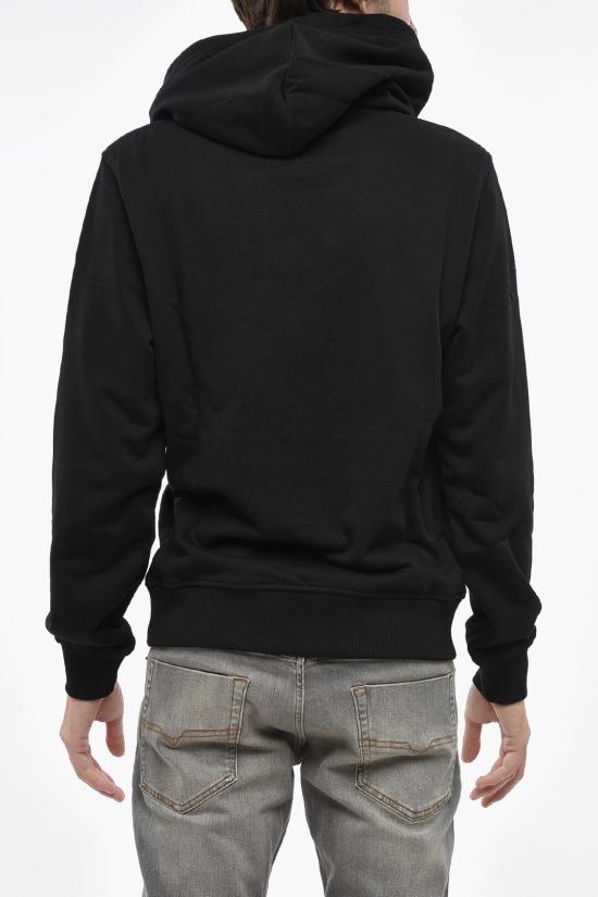  디젤 후드 티셔츠 A18981 RIAJH 900 Black - DIESEL