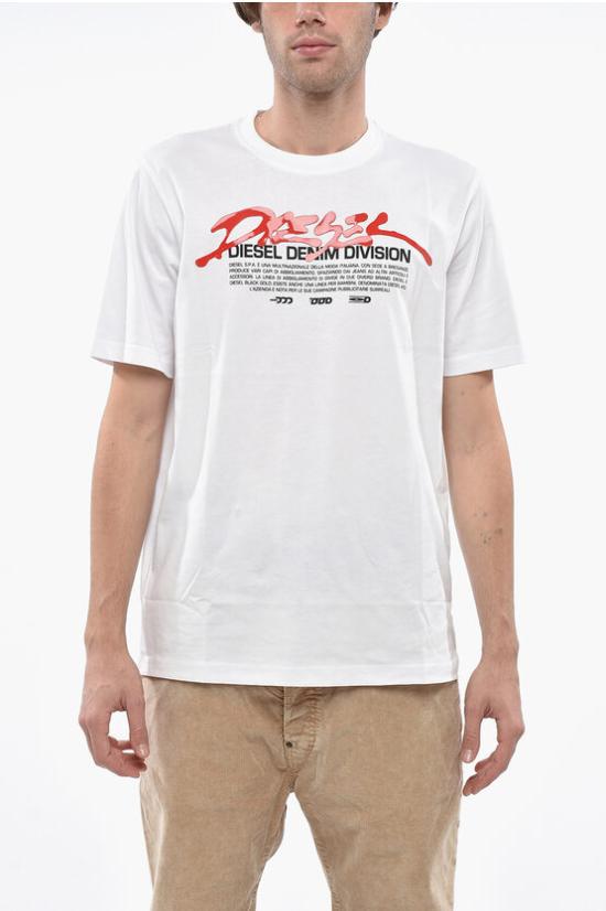  디젤 반팔 티셔츠 A19700 RHQBG 100 White