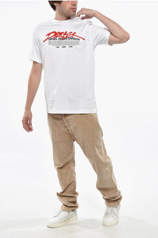  디젤 반팔 티셔츠 A19700 RHQBG 100 White - DIESEL
