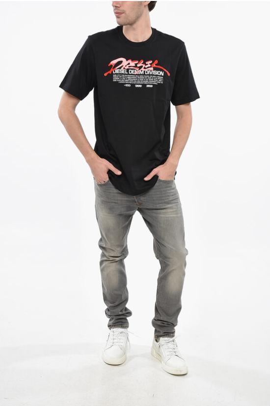  디젤 반팔 티셔츠 A19700 RHQBG 900 Black - DIESEL