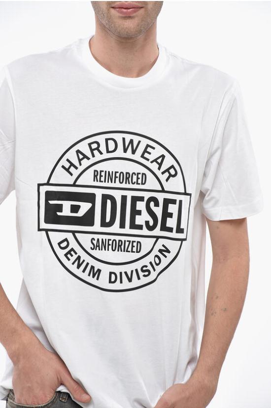  디젤 반팔 티셔츠 A19701 RHQBH 100 White - DIESEL