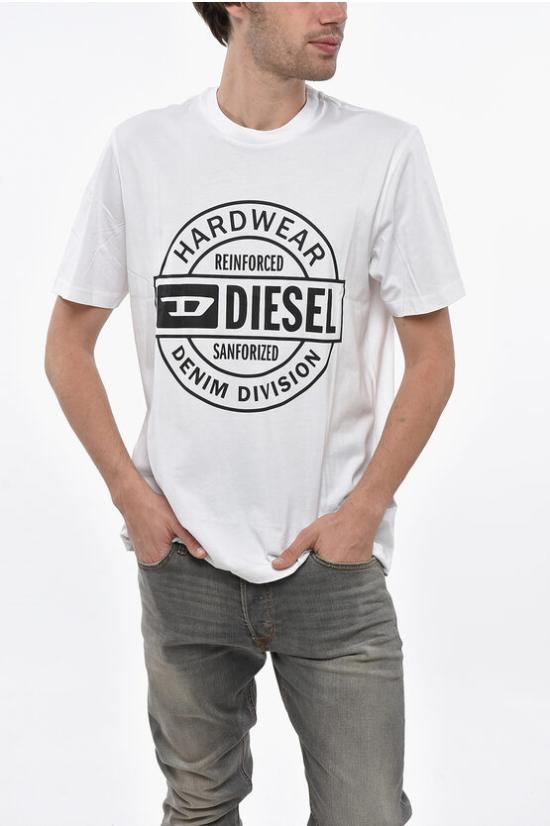  디젤 반팔 티셔츠 A19701 RHQBH 100 White