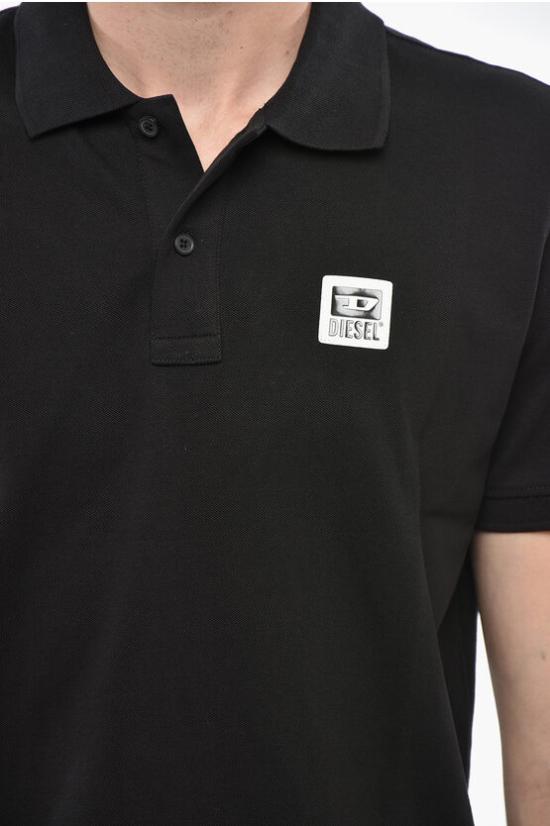  디젤 폴로 티셔츠 A19002 RQIAH 900 Black - DIESEL