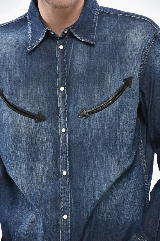  디스퀘어드2 긴팔 셔츠 S74DM0743S30341470 Blue - DSQUARED2