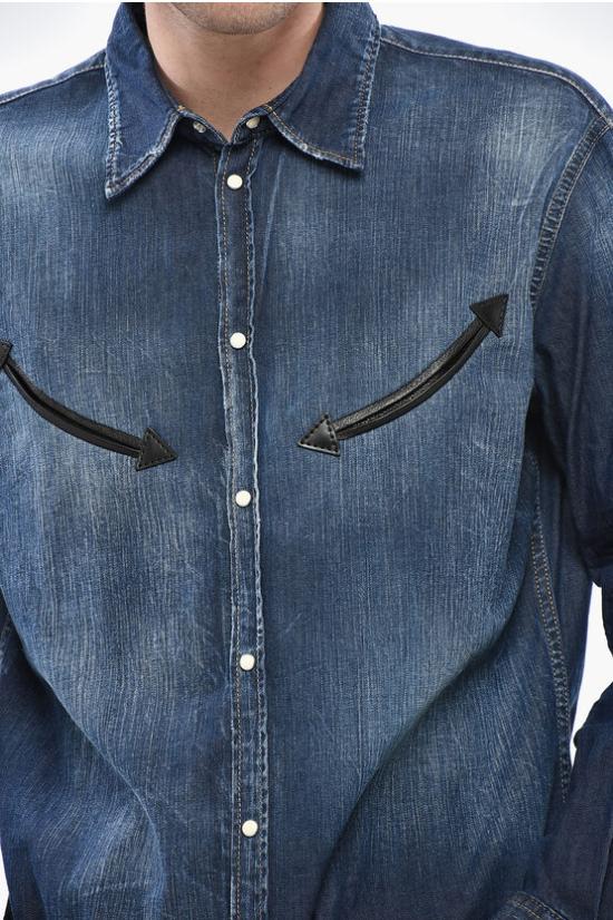  디스퀘어드2 긴팔 셔츠 S74DM0743S30341470 Blue - DSQUARED2