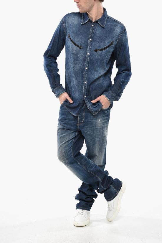  디스퀘어드2 긴팔 셔츠 S74DM0743S30341470 Blue - DSQUARED2