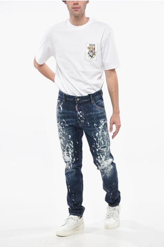  디스퀘어드2 데님 팬츠 S74LB1375S30664470 Blue - DSQUARED2