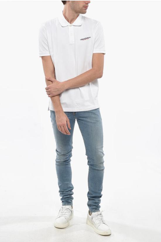  디젤 폴로 티셔츠 A03860 RQIAH 100 White - DIESEL