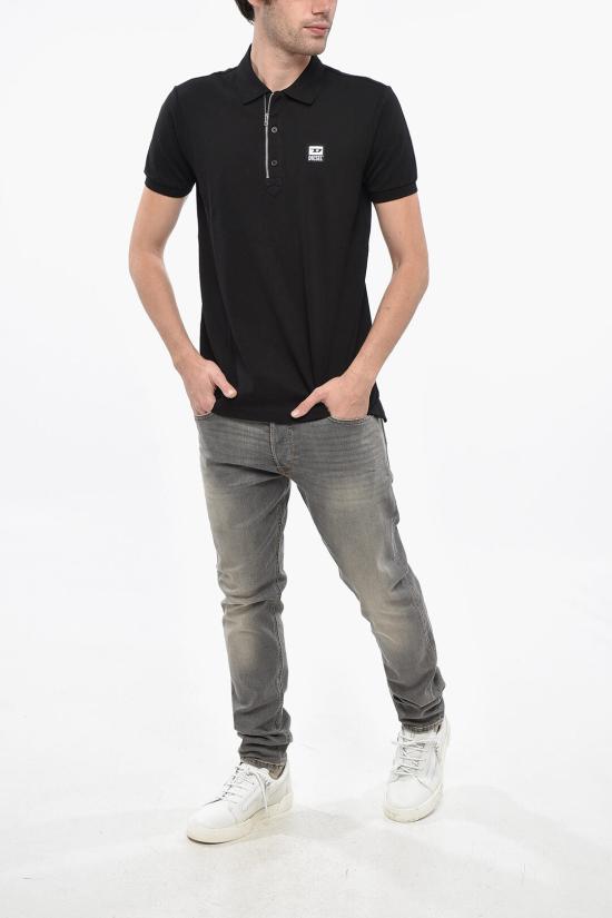  디젤 폴로 티셔츠 A00082 RQIAH 9XX Black - DIESEL