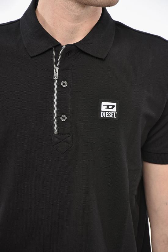  디젤 폴로 티셔츠 A00082 RQIAH 9XX Black - DIESEL
