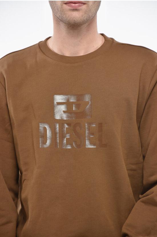  디젤 긴팔 티셔츠 A09755 RIAJH 7DA Brown - DIESEL