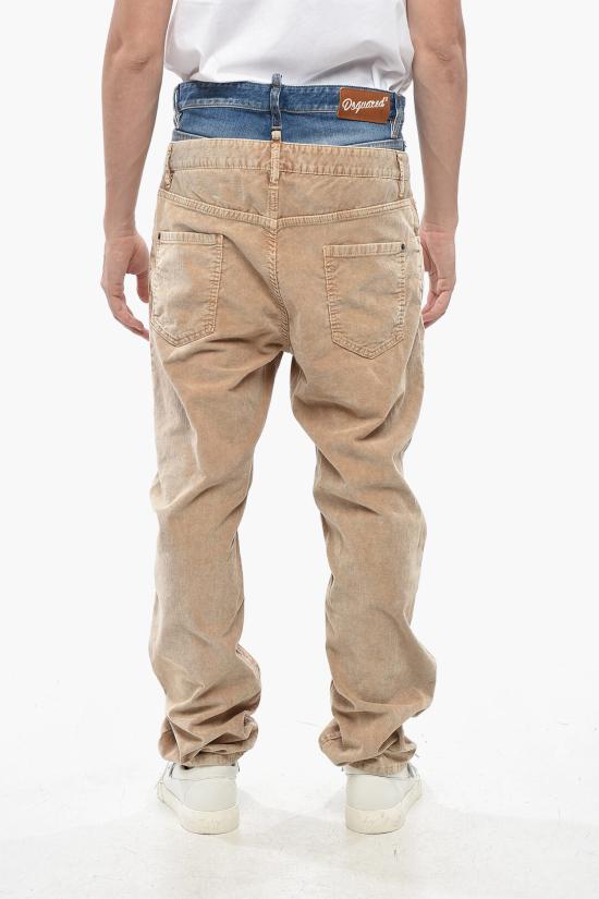  디스퀘어드2 데님 팬츠 S71LB1290S53162124 Blu Marrone - DSQUARED2