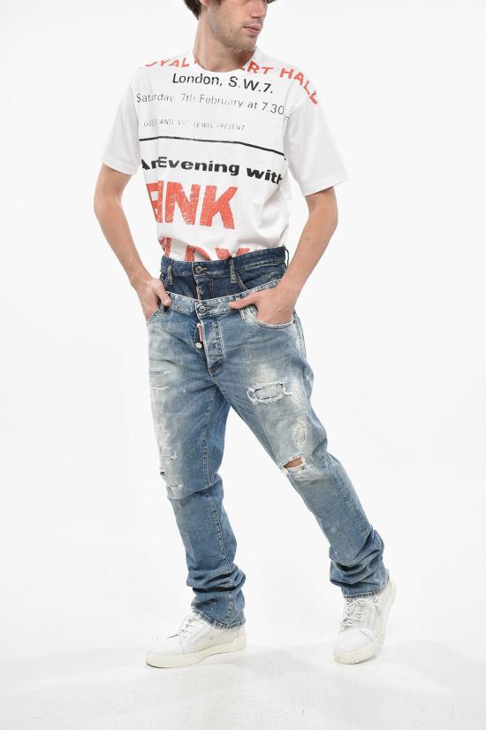  디스퀘어드2 데님 팬츠 S71LB1291S30664470 Blue - DSQUARED2