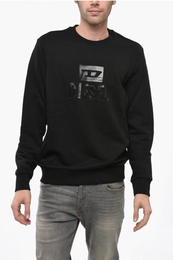  디젤 긴팔 티셔츠 A09755 RIAJH 900 Black