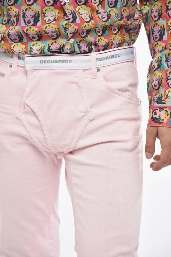  디스퀘어드2 데님 팬츠 S71LB1321S30733237 Pink - DSQUARED2