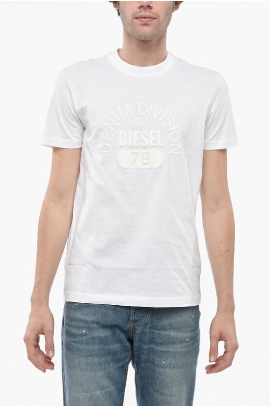  디젤 반팔 티셔츠 A12248 RPATI 100 White