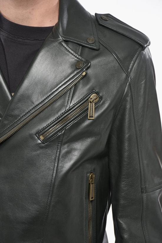  디스퀘어드2 가죽 자켓 S74AM1329SY1491647 Green - DSQUARED2