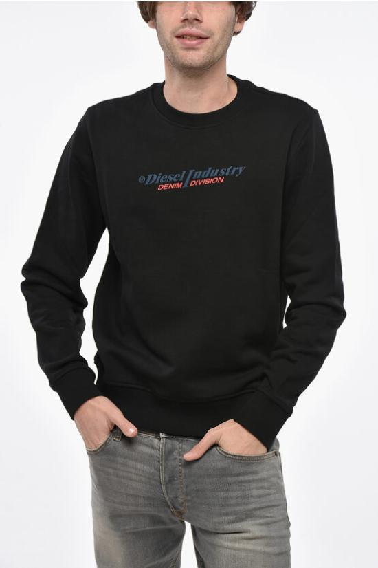  디젤 긴팔 티셔츠 A12733 RIAJH 900 Black