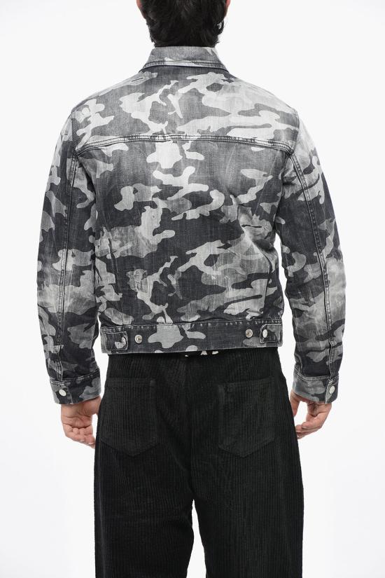  디스퀘어드2 데님 자켓 S74AM1431S30357900 Gray - DSQUARED2